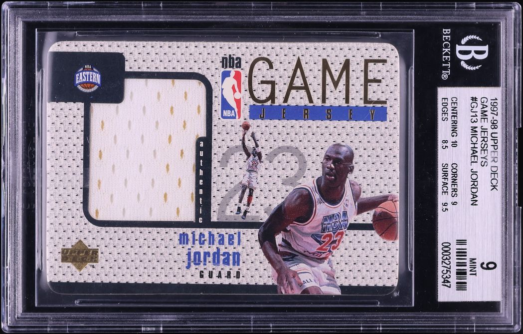1997 Upper Deck Game Jersey Michael Jordan PATCH #GJ13